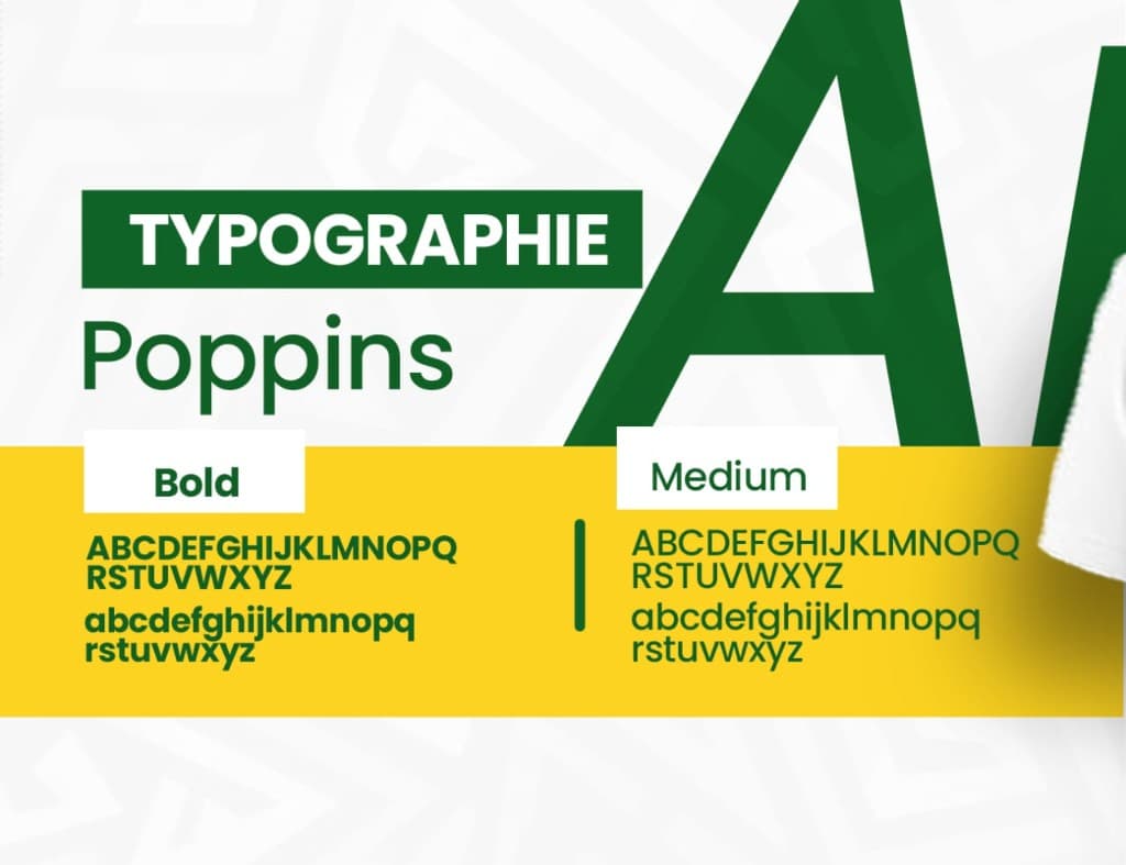 Typographie Poppins — Bold et Medium